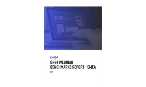 Report de référence de webinaire ON24 2021 EMEA